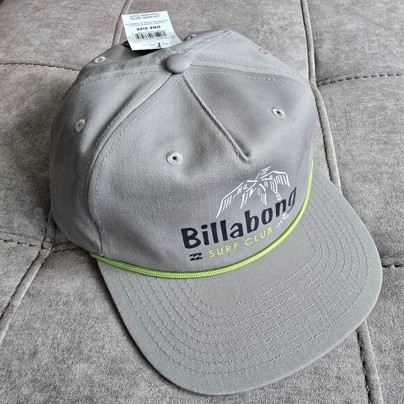 NWT Billabong Men's Bay Shore Surf Club Snapback Cap One Size - Picture 1 of 6